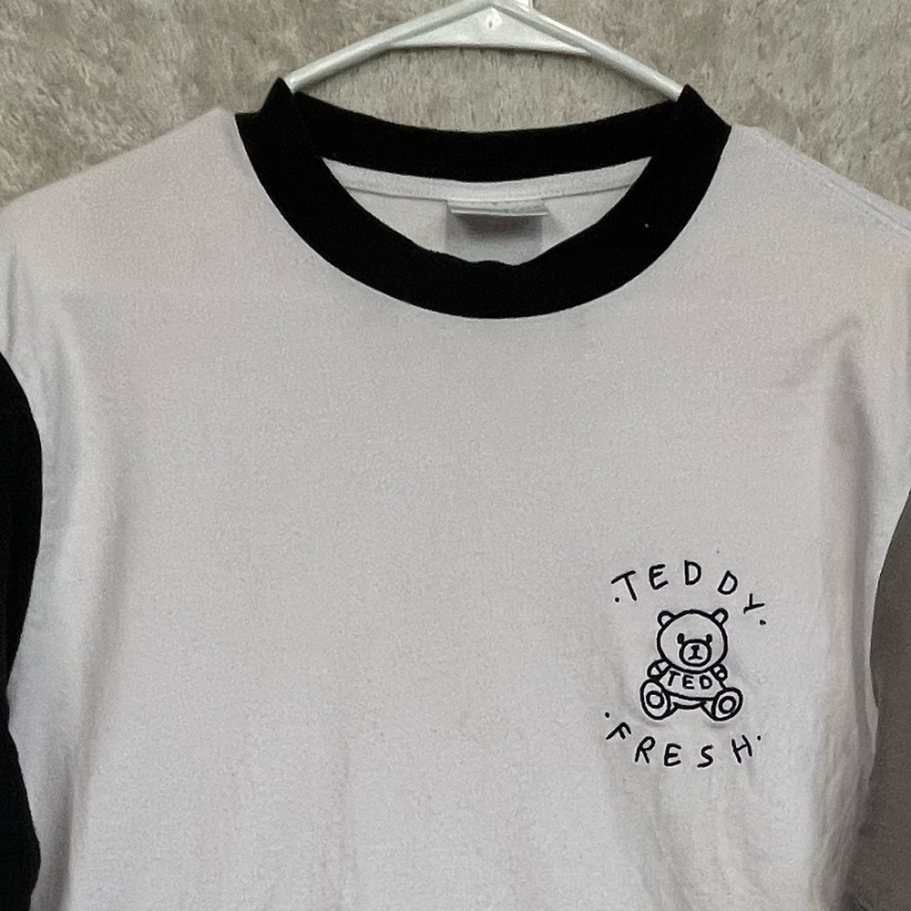 Teddy Fresh Ragland T-shirt Long Sleeves Sz M - Picture 2 of 16